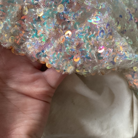 Liquid Crystal Sequins Wedding Gown Dress Tiffany Designs - Picture 14 of 14